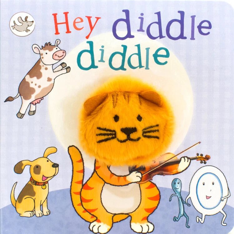 Cottage Door Press Hey Diddle Diddle Finger Puppet Rhyme Board Book - Old Railway Line Garden Centre
