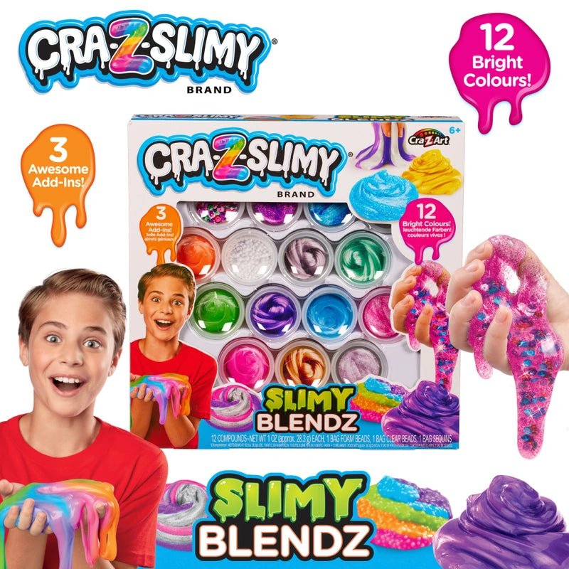 Cra - Z - Slimy Blendz Sensory Make Your Own Slime Kit - Old Railway Line Garden Centre