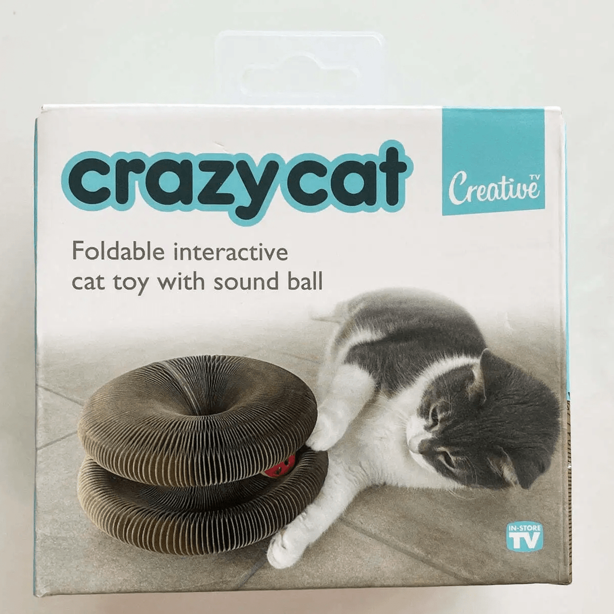 Creative Products Crazy Cat Toy - Cat Ball & Scratch Toy - Old Railway Line Garden Centre