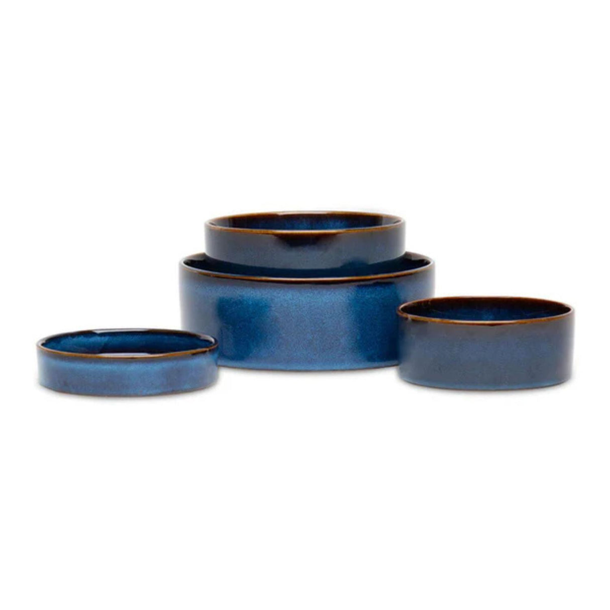 Scruffs Reactive Glaze 13cm Bowl Midnight Blue