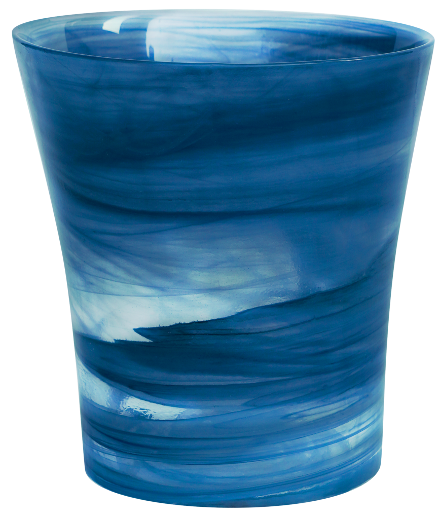 Ivyline 14.5cm Navy Flared Orchid Pot