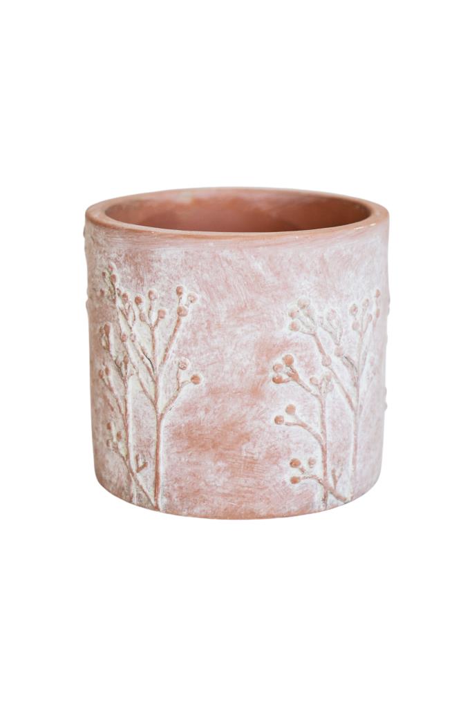 Ivyline 14cm x 13cm Terracotta Hallie Pot