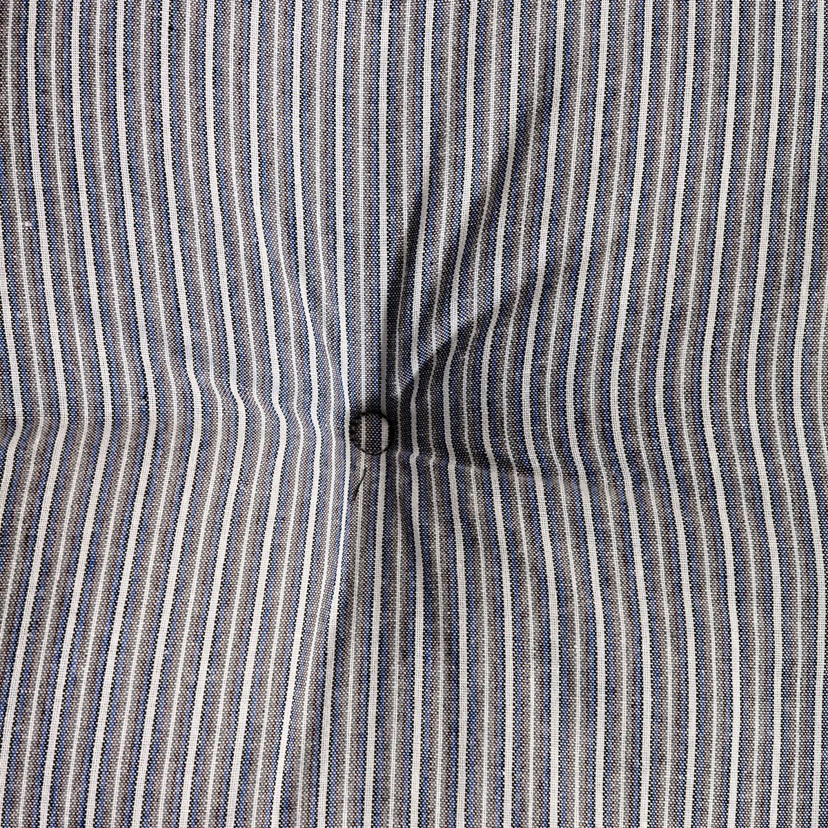 Danish Design 30inch Rustic Stripe Snuggle Dog Bed - Denim - Old Railway Line Garden Centre