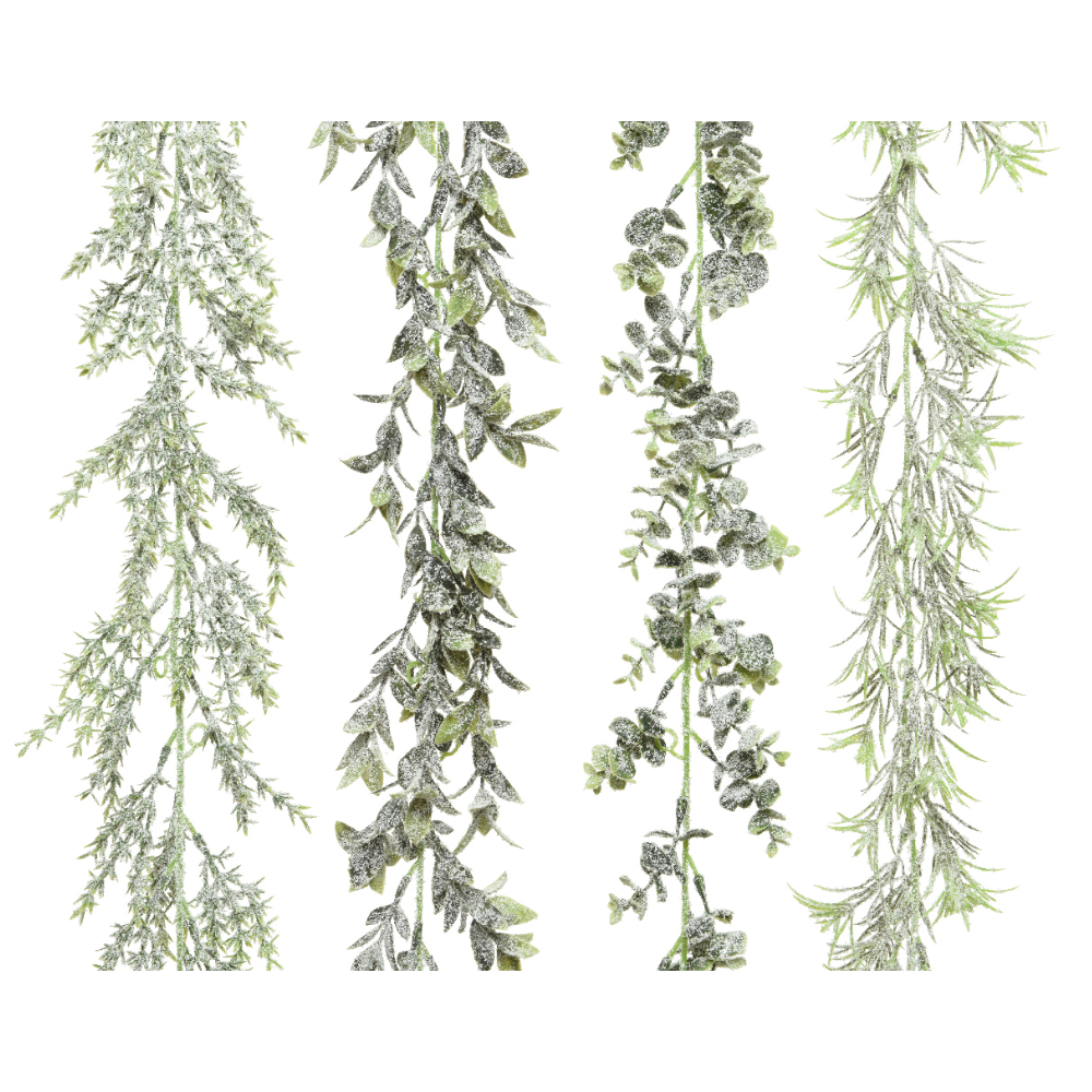 Decoris 180cm Garland with Snow Finish (Choice of 4)