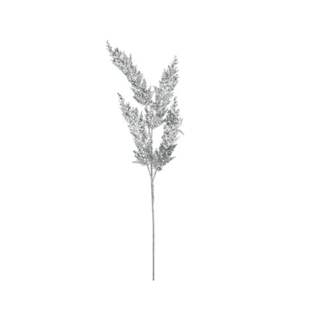 Decoris 80cm Blue Glitter Artifical Spray