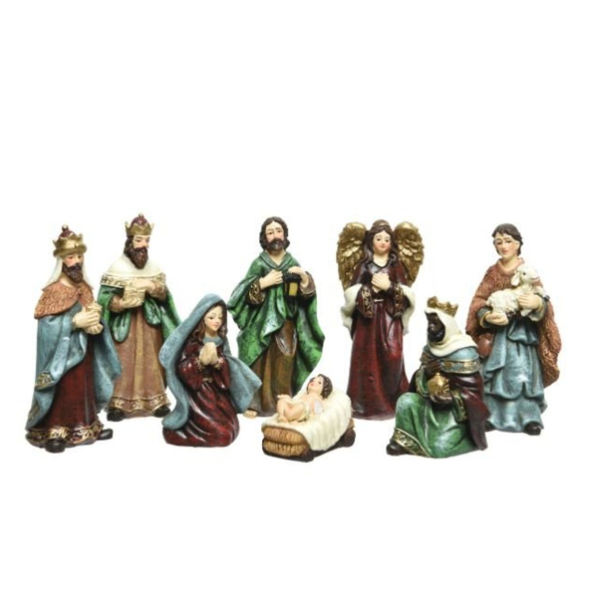 Decoris 9cm Nativity Figures (Set of 8)