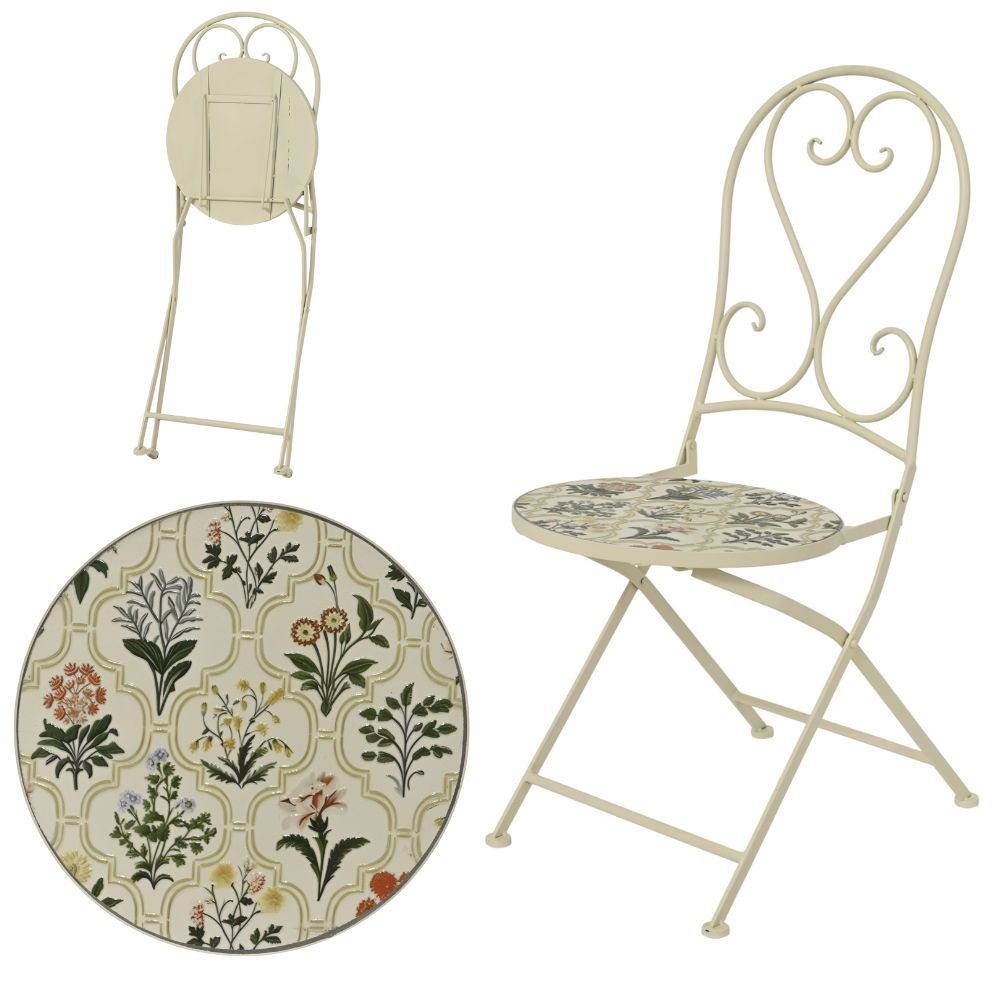 Decoris Coimbra 2-Seater Mosaic Iron Bistro Set - Old Railway Line Garden Centre