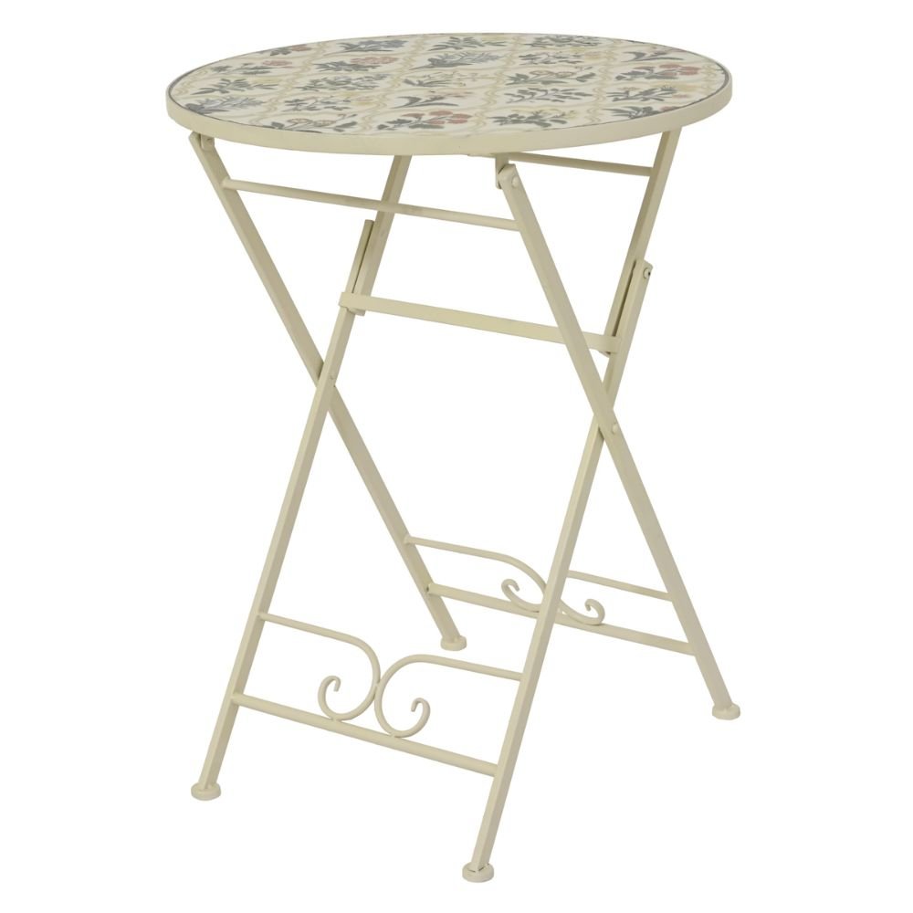 Decoris Coimbra 2-Seater Mosaic Iron Bistro Set - Old Railway Line Garden Centre