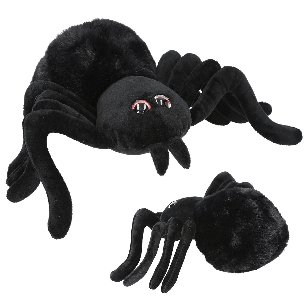 Depesche 20cm Adventure World Plush Spider - Black