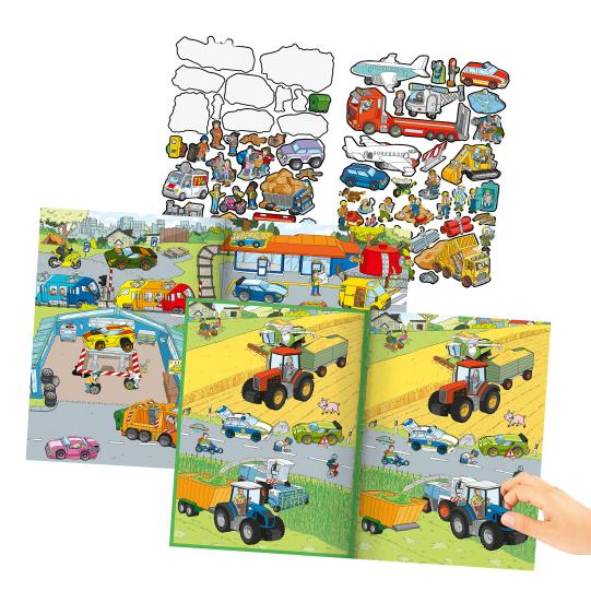 Depesche Create Your Action World Sticker Book