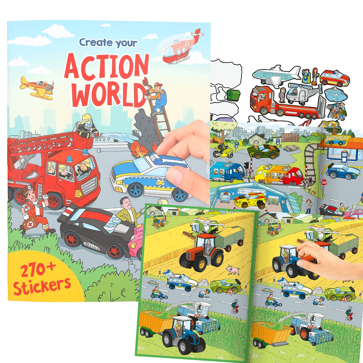 Depesche Create Your Action World Sticker Book