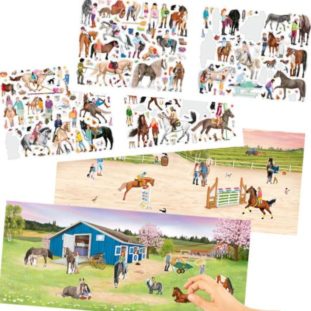 Depesche Create Your Happy Horses Colouring Book
