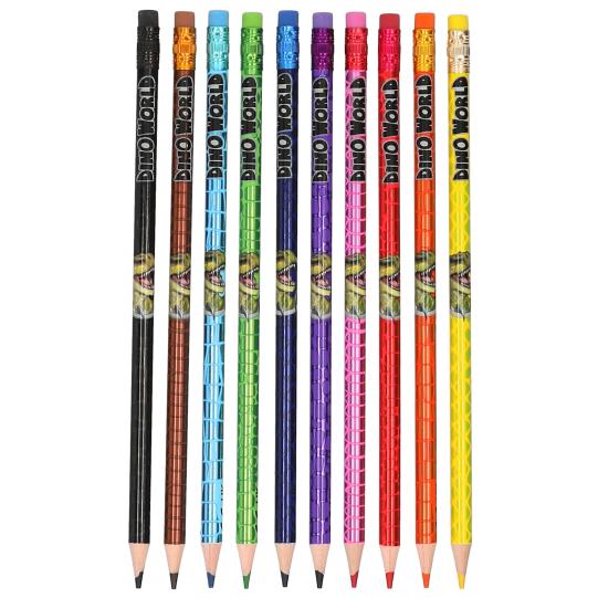 Depesche Dino World Erasable Colouring Pencils Set