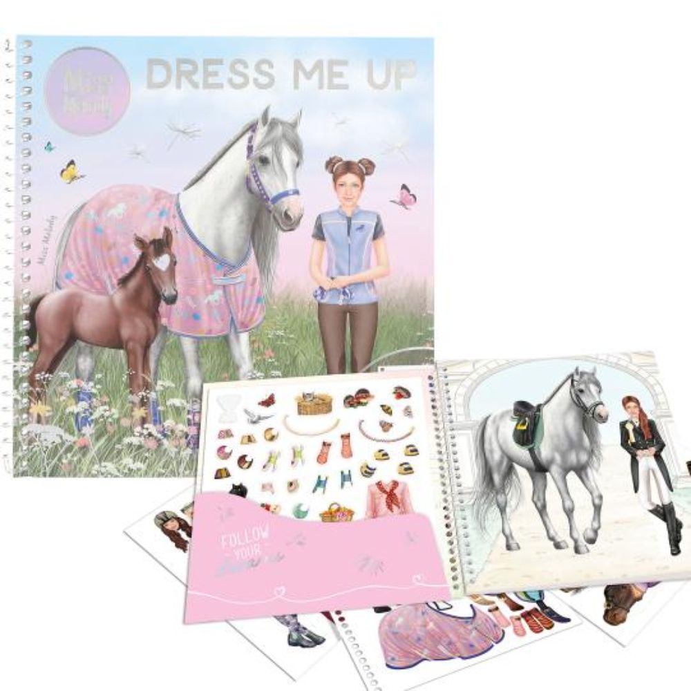 Depesche Miss Melody Dress Me Up Sticker Book