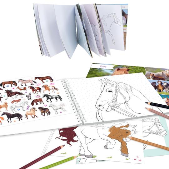 Depesche Miss Melody Horse Colouring Book