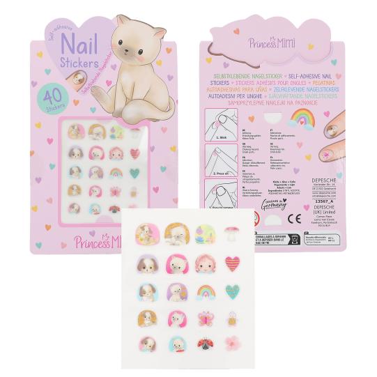 Depesche Princess Mimi Animal Nail Sticker - (Choice of 2)