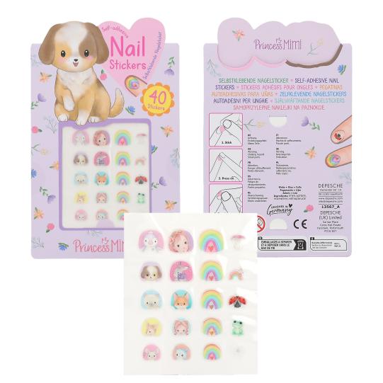 Depesche Princess Mimi Animal Nail Sticker - (Choice of 2)