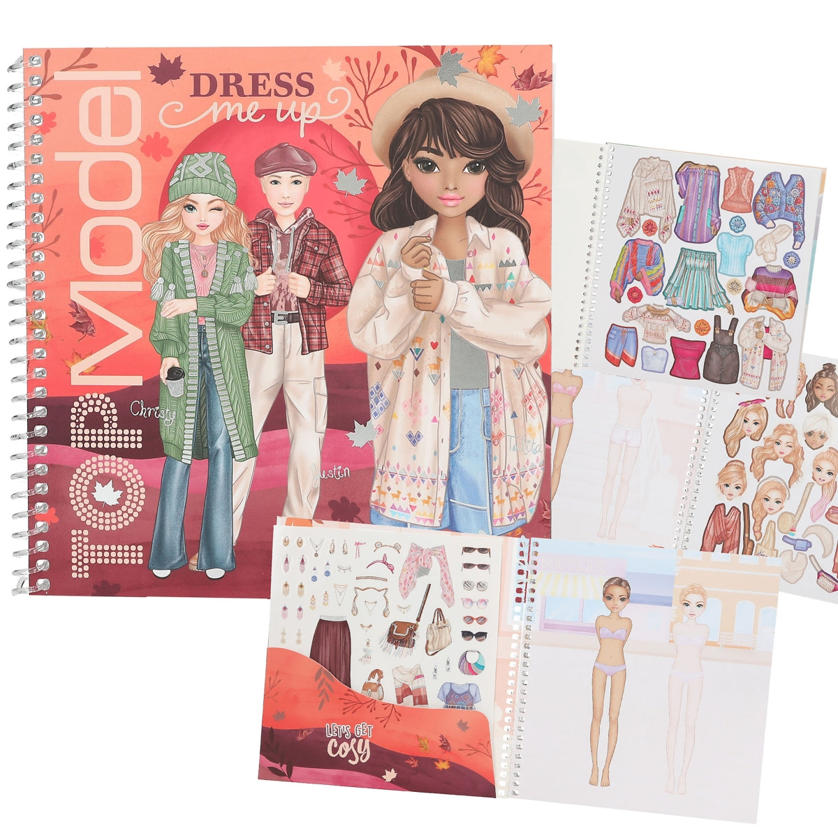 Depesche TOPModel Cosy Dress Me Up Sticker Book