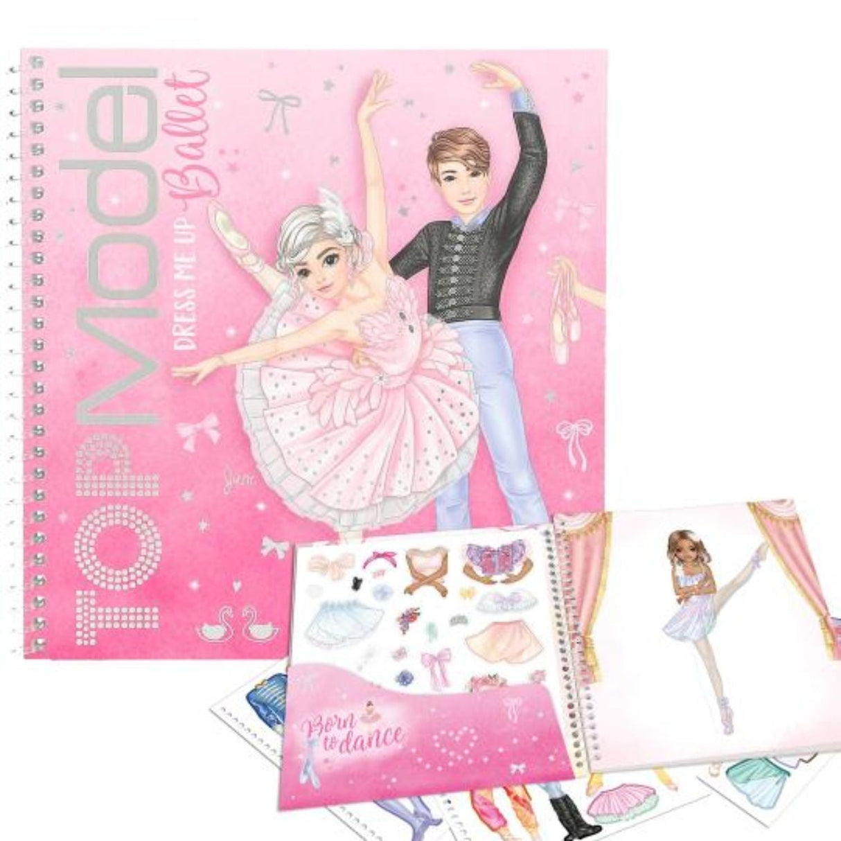 Depesche TopModel Dress Me Up Ballet Stickerbook - Old Railway Line Garden Centre