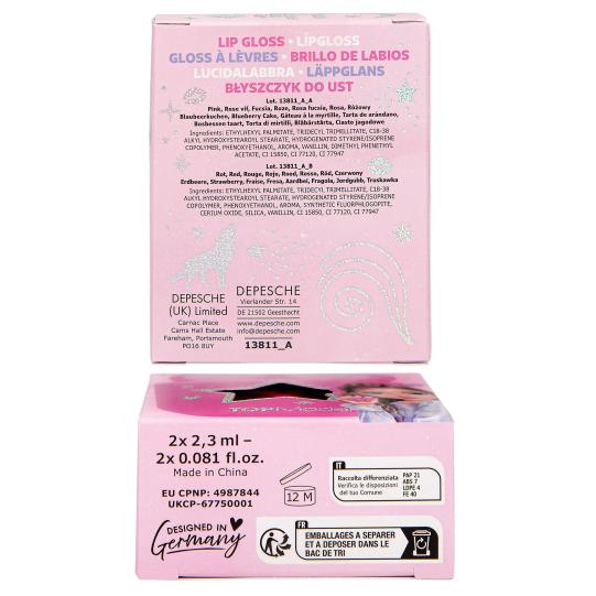 Depesche TOPModel Lip Gloss Set Headphone Case