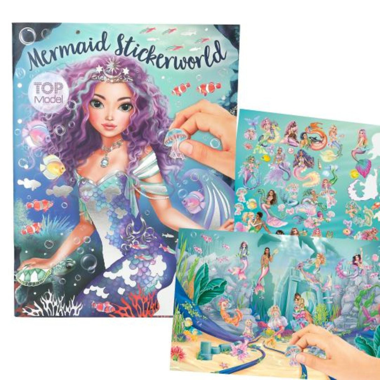 Depesche TopModel Metallic Mermaid Stickerbook - Old Railway Line Garden Centre