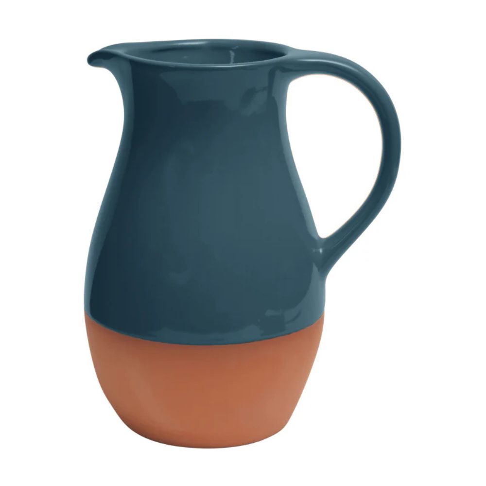 Dexam 3L Dexam Sintra Glazed Terracotta Jug - Ink Blue