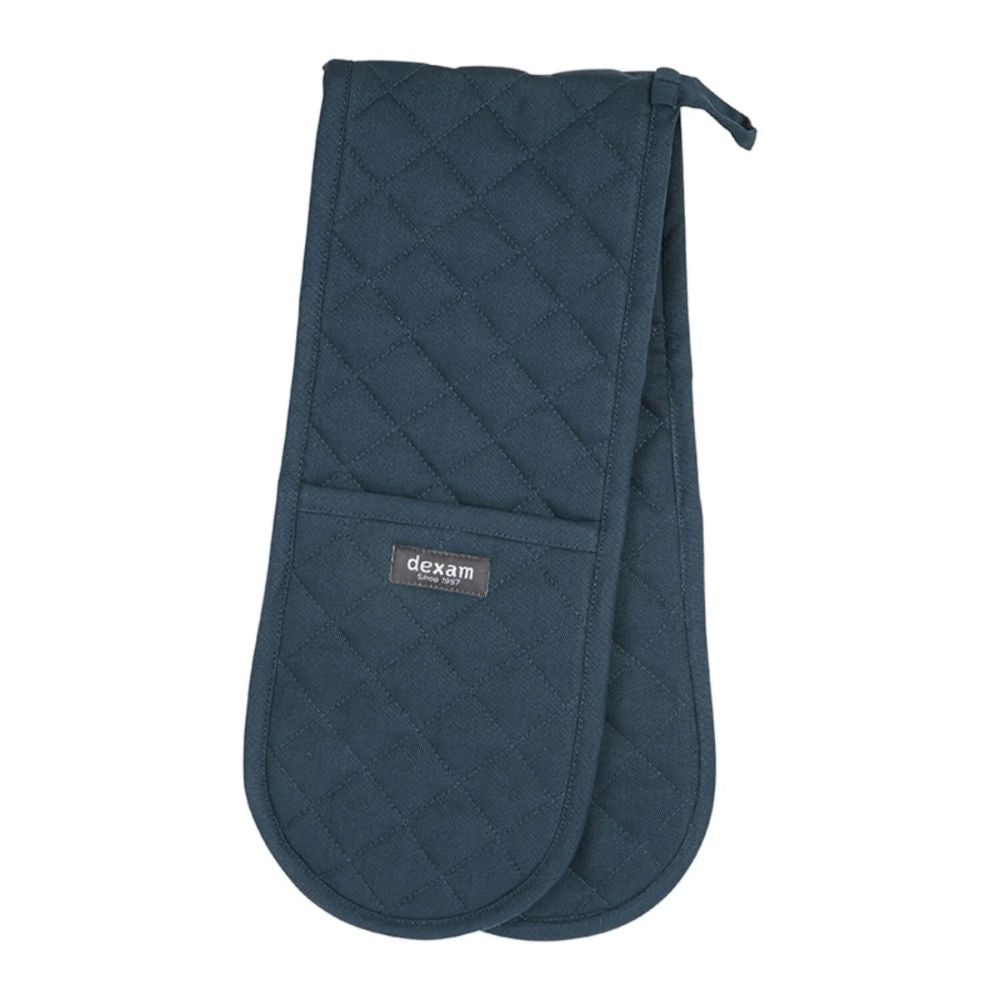 Dexam 90cm Love Colour Double Oven Glove - Ink Blue