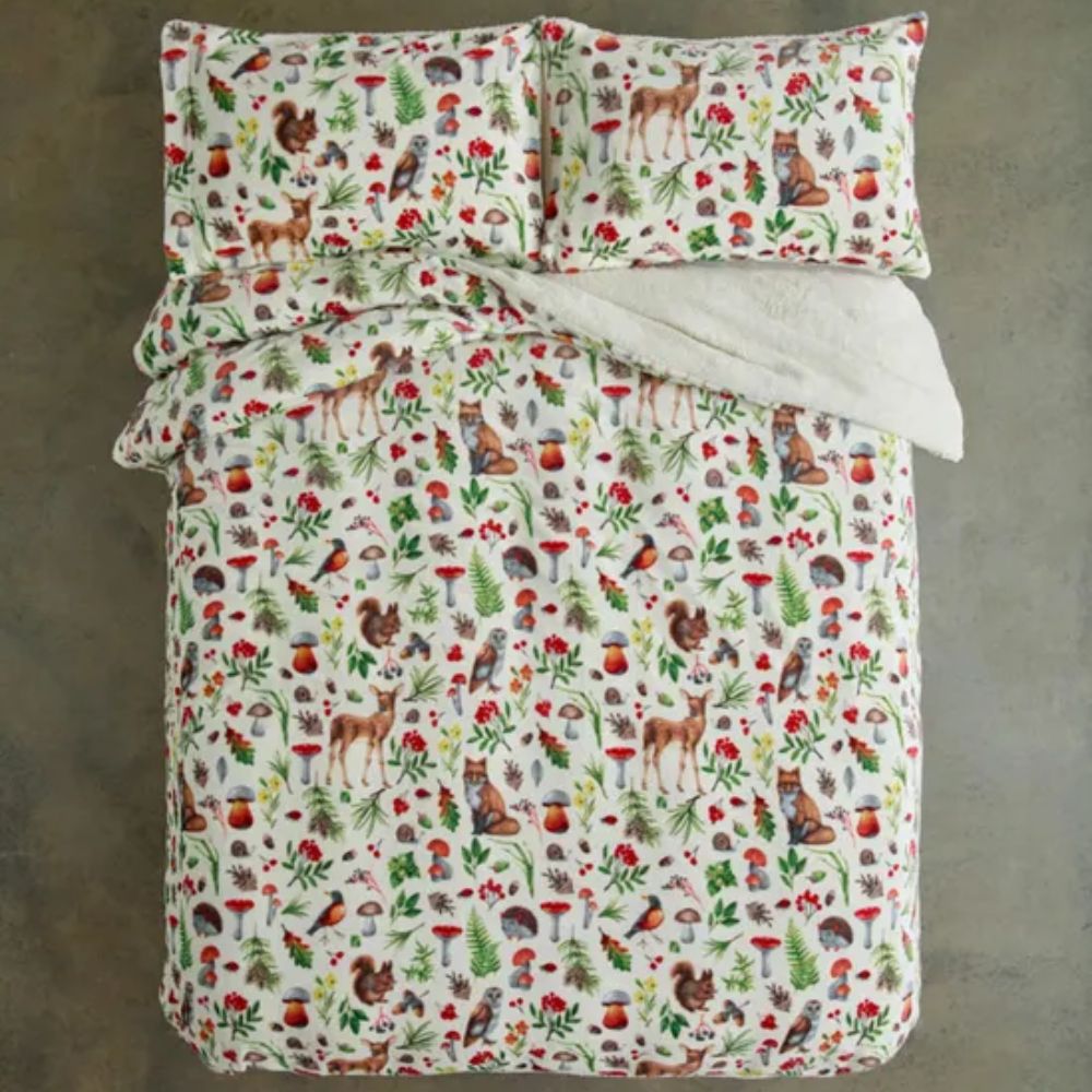 Deyongs Autumn Animals Fleece Single Duvet Set