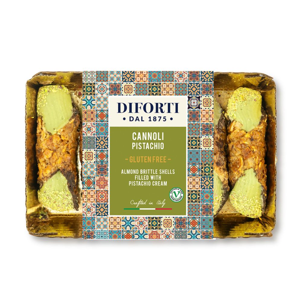 Diforti 200g Gluten Free Pistachio Cannoli