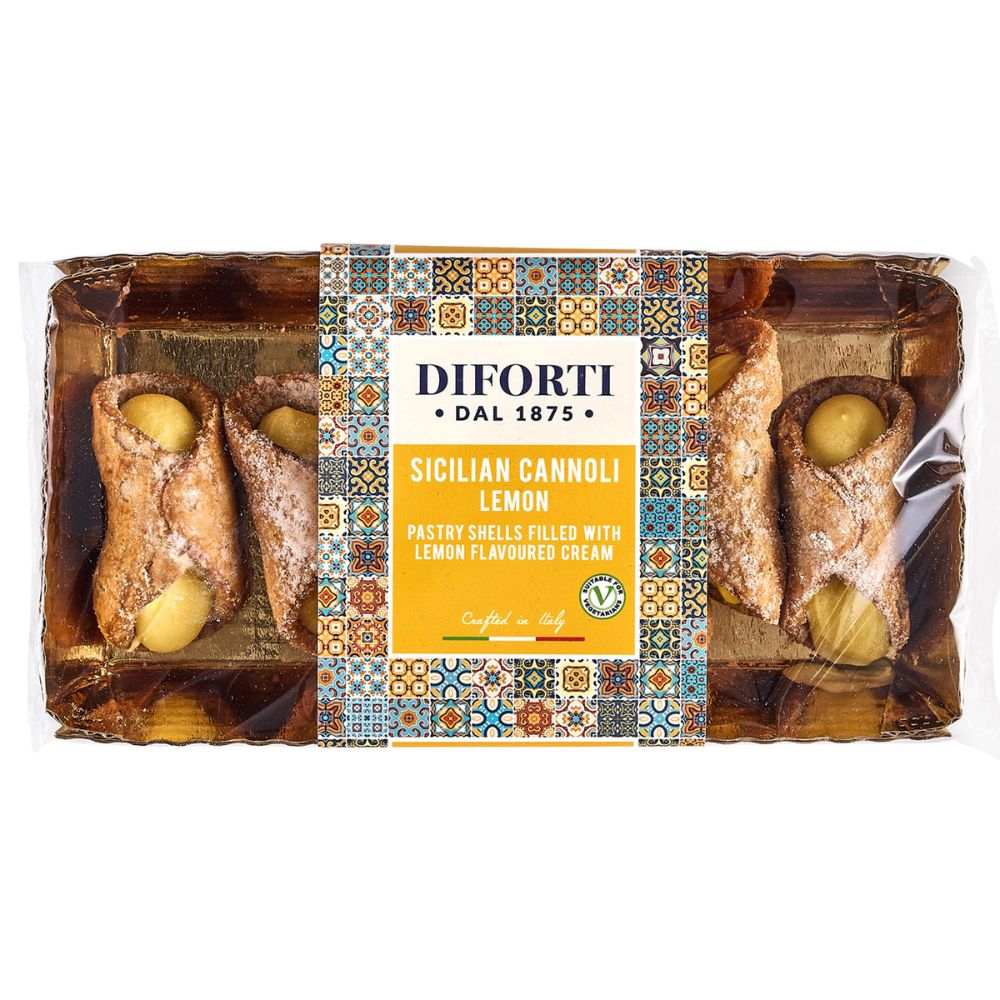 Diforti Pastries 150g Lemon Sicilian Cannoli