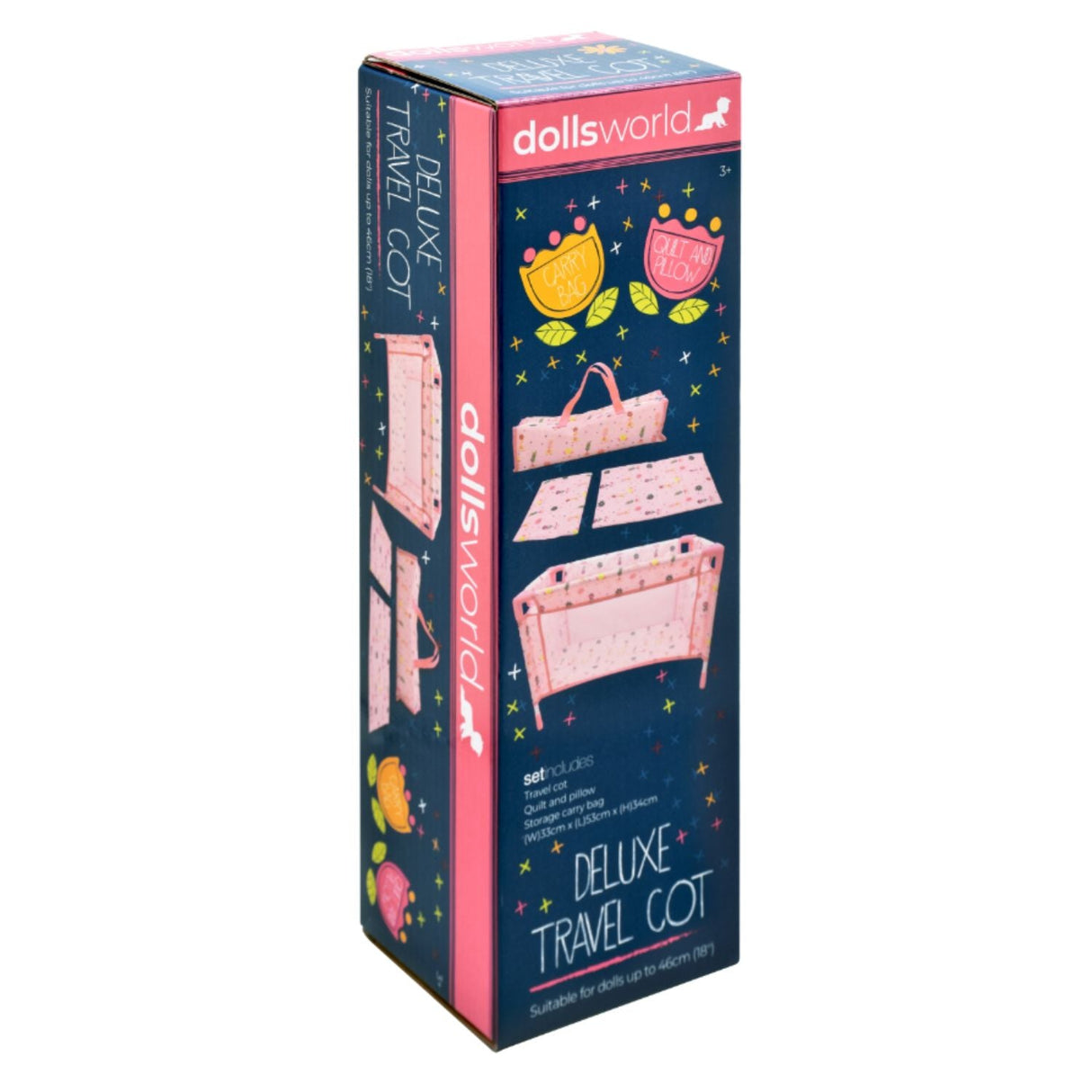 Dolls World Travel Cot - Old Railway Line Garden Centre