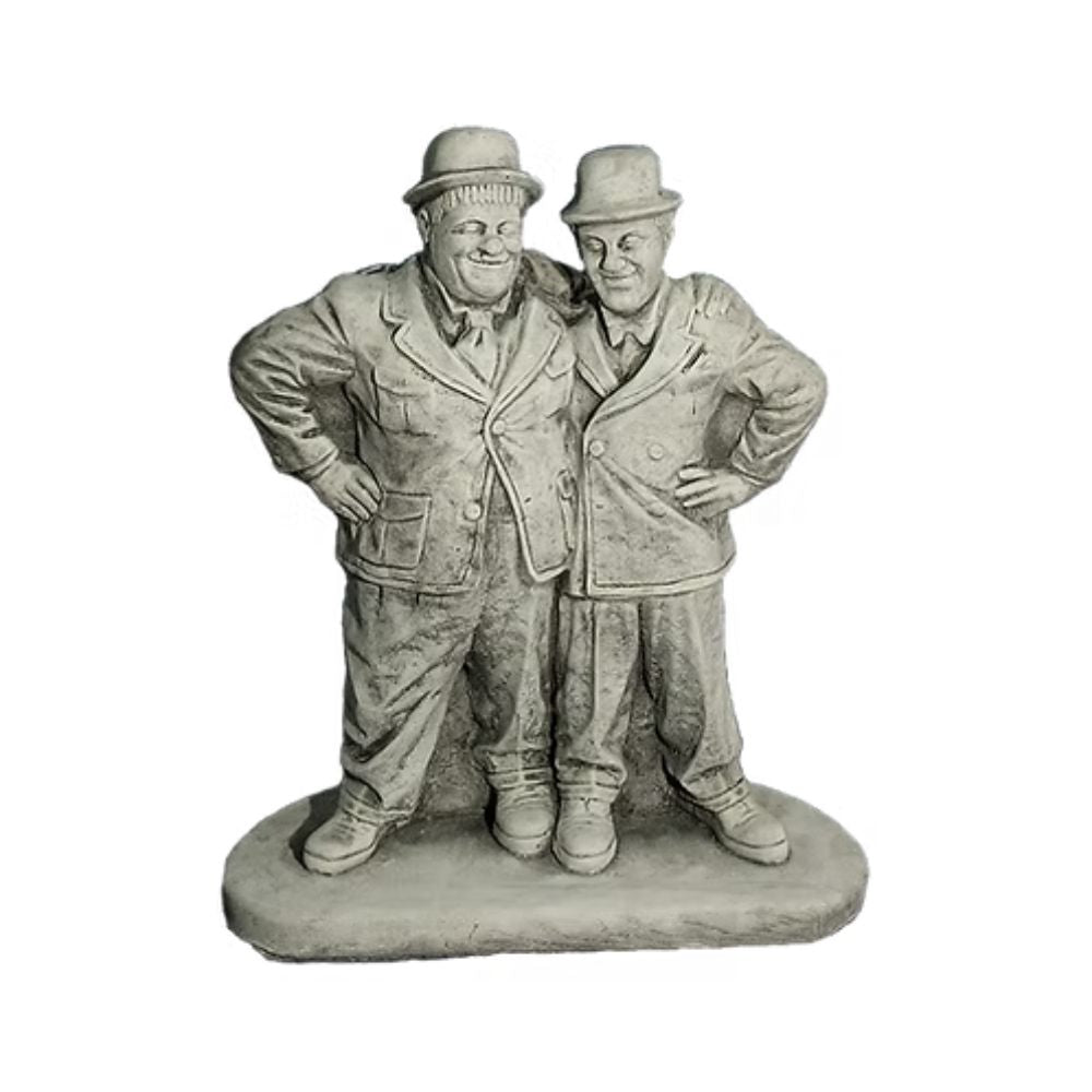 Dream Gardens 54cm Laurel & Hardy Stone Ornament