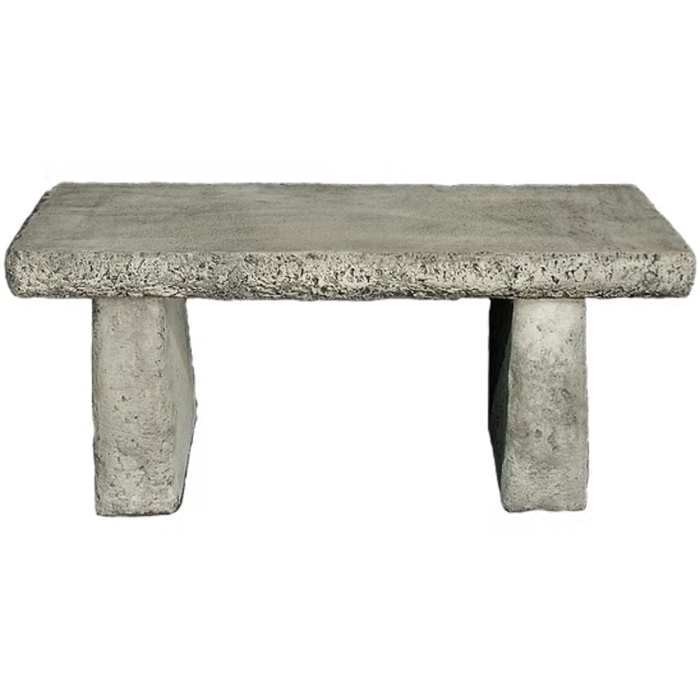 Dream Gardens 88cm Straight Rustic Stone Bench