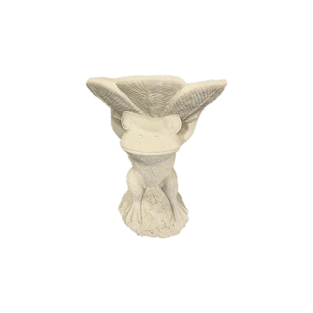 Dream Gardens 45cm Medium Frog Stone Bird Bath