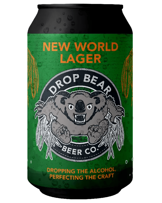 Drop Bear 330ml Low Alcohol New World Lager - Old Railway Line Garden Centre