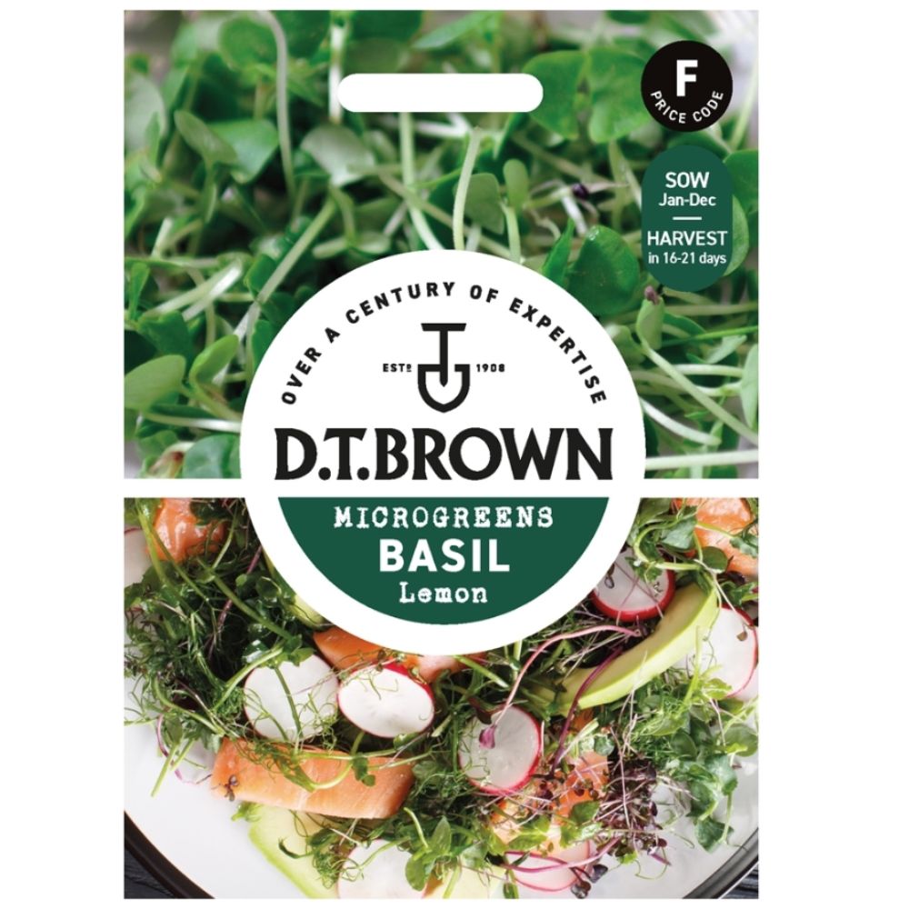 D.T Brown Basil Lemon Seeds