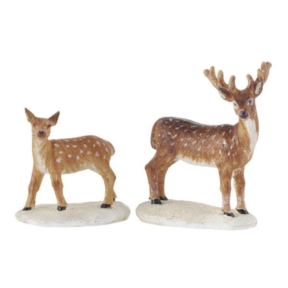 Edelman 6.5cm Two Piece Deer Ornament