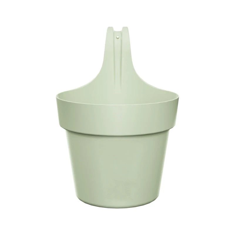Elho 18cm Paris Balcony Hanger Single Pot - Mint Green - Old Railway Line Garden Centre