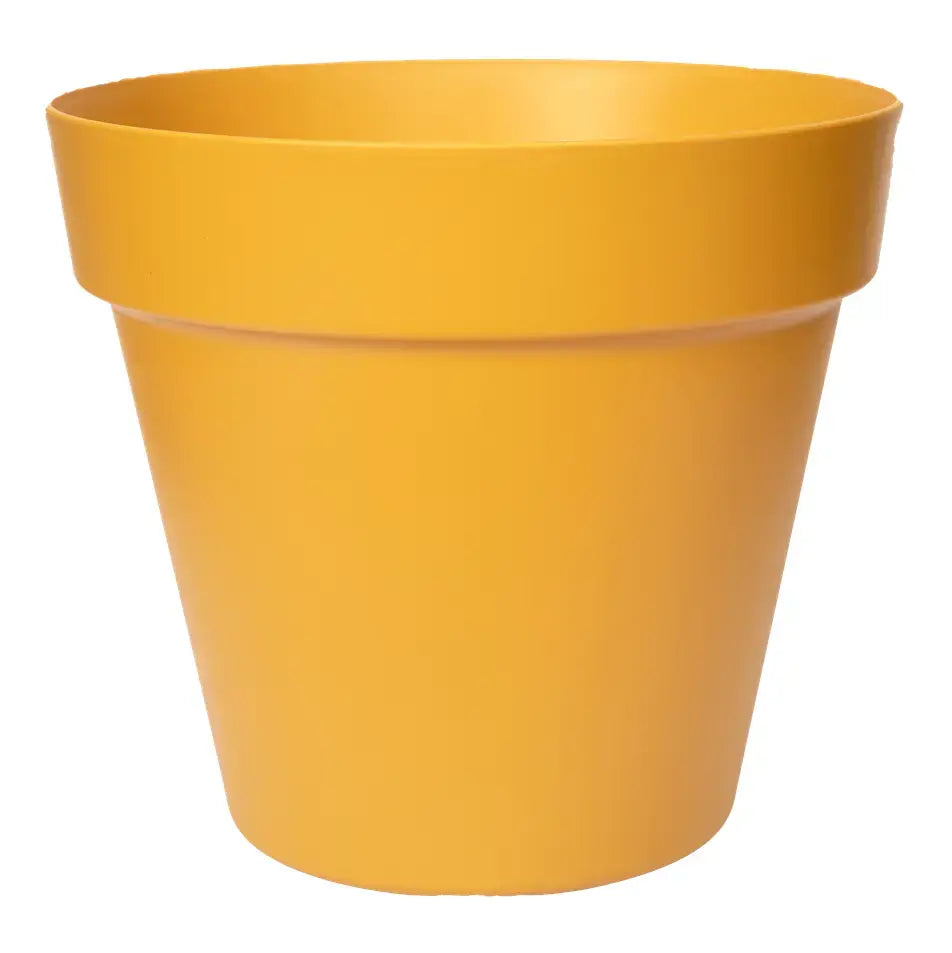 Elho 25cm Florus Paris Flowerpot Plant Pot - Mustard