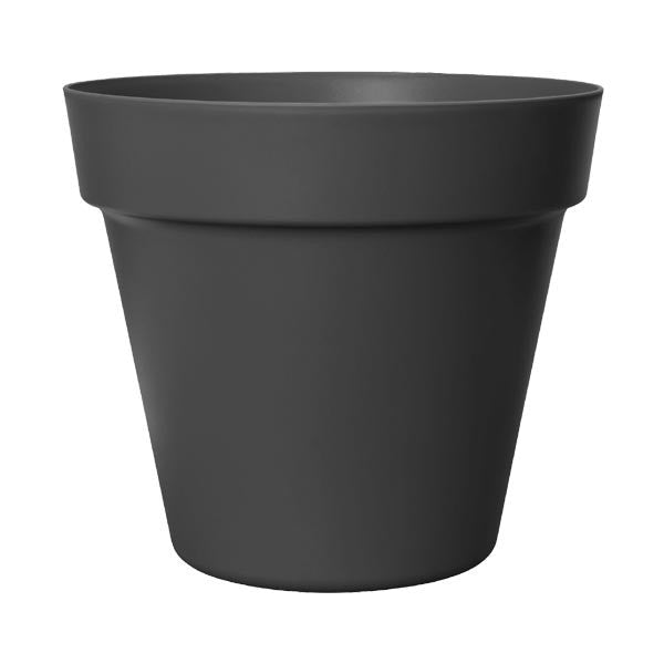 Elho 25cm Florus Paris Flowerpot Plant Pot - Anthracite - Old Railway Line Garden Centre