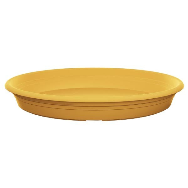Elho 32cm Universal Round Plant Pot Saucer - Mustard