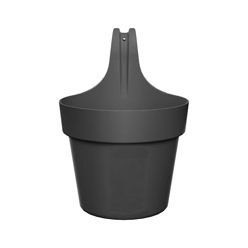 Elho 18cm Paris Balcony Hanger Single Pot - Anthracite