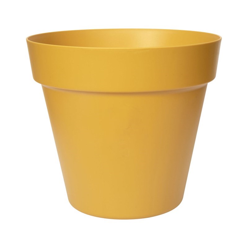 Elho 47cm Florus Paris Flowerpot Plant Pot - Mustard