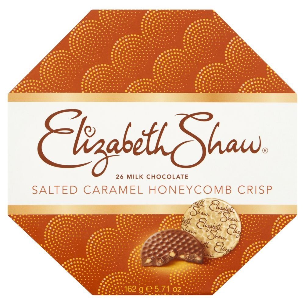 Elizabeth Shaw 162g Salted Caramel Honeycomb Crisp Gift Box