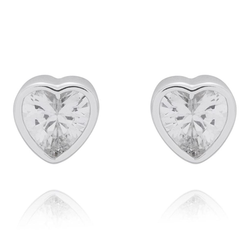 Equilibrium 3 Pairs Silver Plated Earrings Pretty Hearts