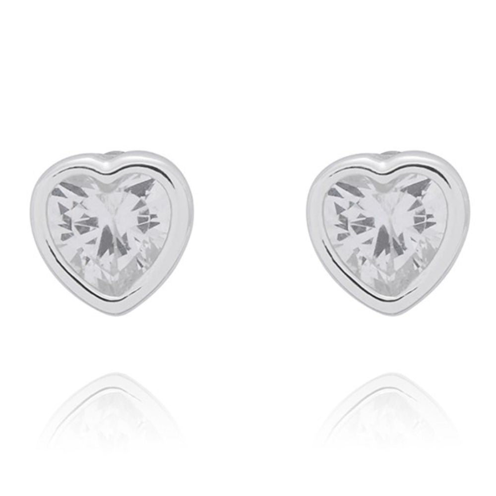 Equilibrium 3 Pairs Silver Plated Earrings Pretty Hearts