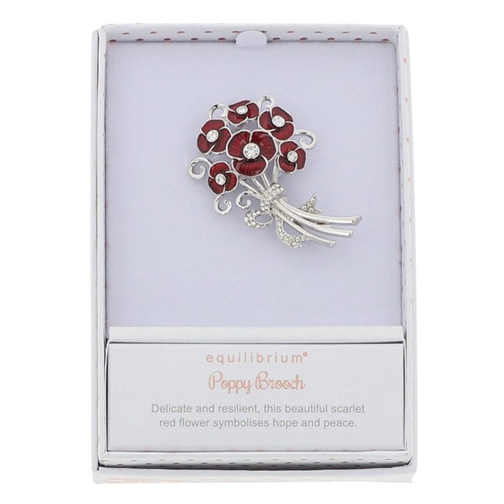 Equilibrium Poppy Bouquet Brooch