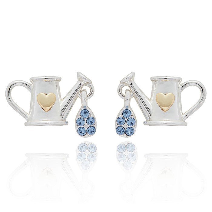 Equilibrium Secret Garden Two Tone Watering Can Earrings - Old Railway Line Garden Centre