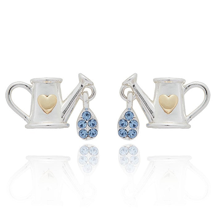 Equilibrium Secret Garden Two Tone Watering Can Earrings