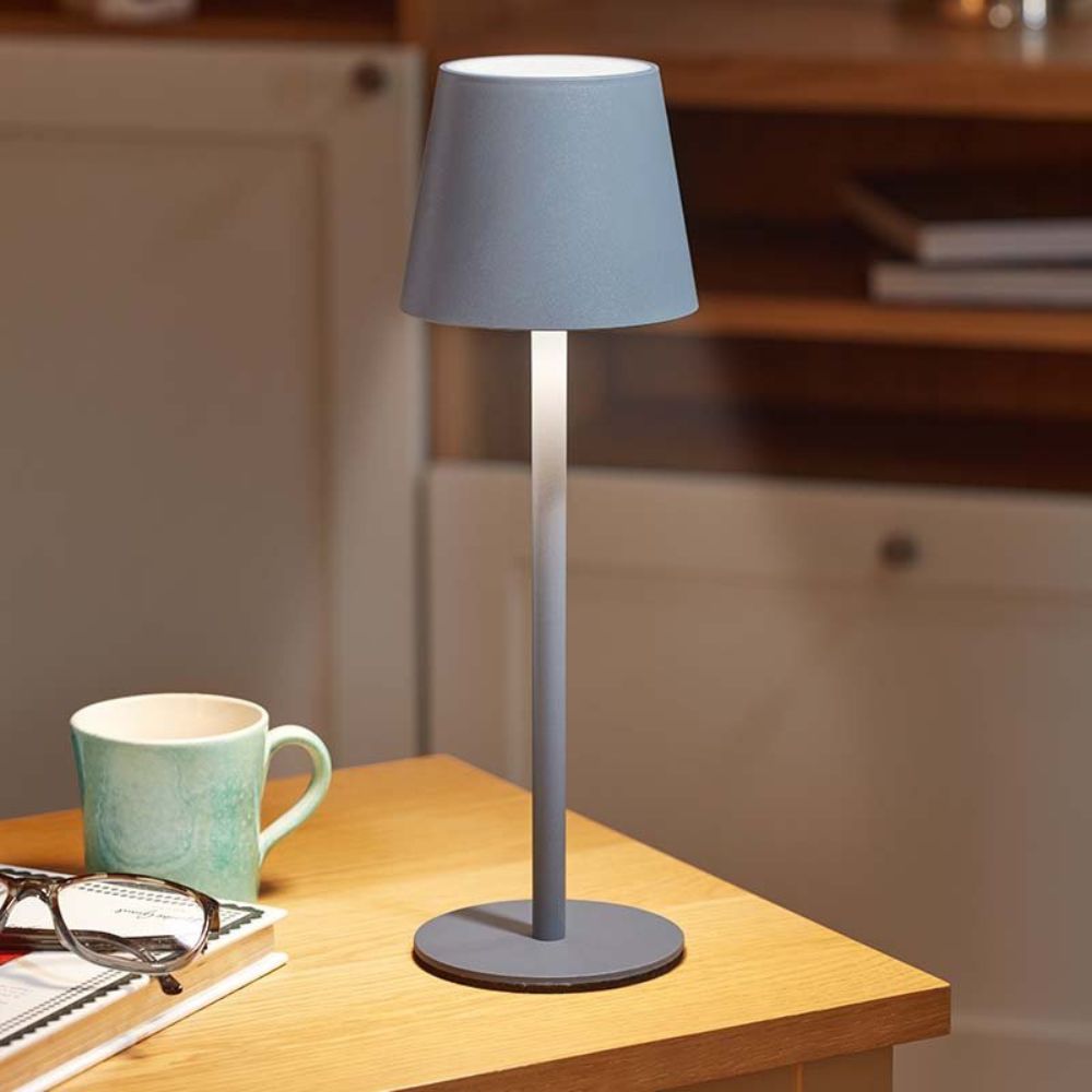 Eureka 33cm Slate Turin Lamp